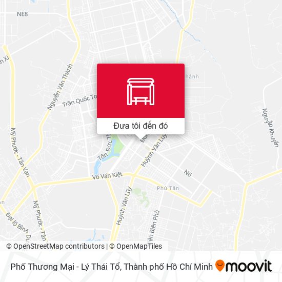 Bản đồ Phố Thương Mại - Lý Thái Tổ