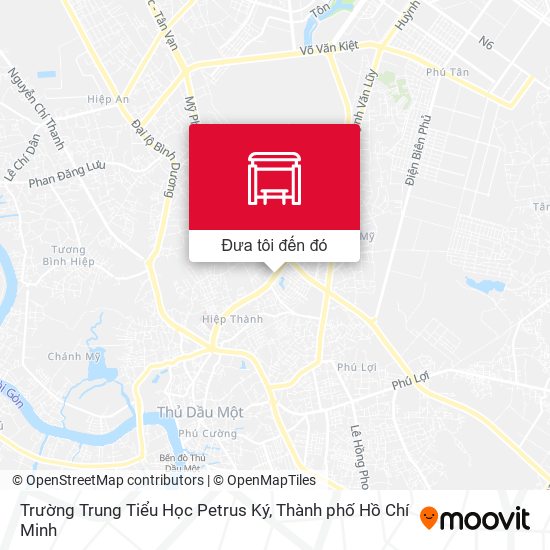 Bản đồ Trường Trung Tiểu Học Petrus Ký