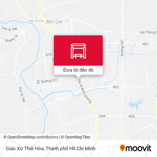Bản đồ Giáo Xứ Thới Hòa