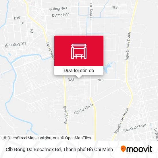 Bản đồ Clb Bóng Đá Becamex Bd