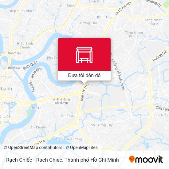 Bản đồ Rạch Chiếc - Rach Chiec
