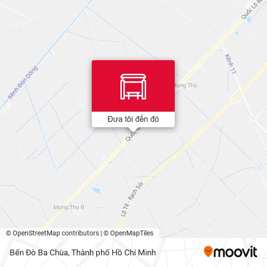 Bản đồ Bến Đò Ba Chùa
