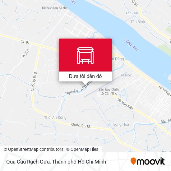 Bản đồ Qua Cầu Rạch Gừa