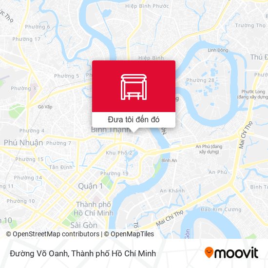 Bản đồ Đường Võ Oanh