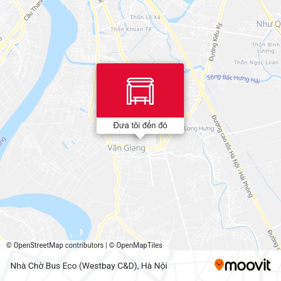 Bản đồ Nhà Chờ Bus Eco (Westbay C&D)