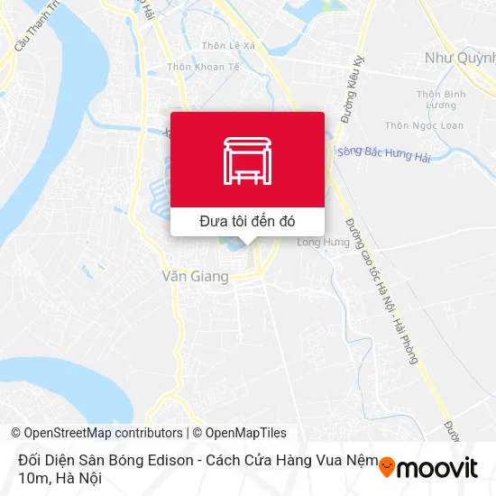 Bản đồ Đối Diện Sân Bóng Edison - Cách Cửa Hàng Vua Nệm 10m