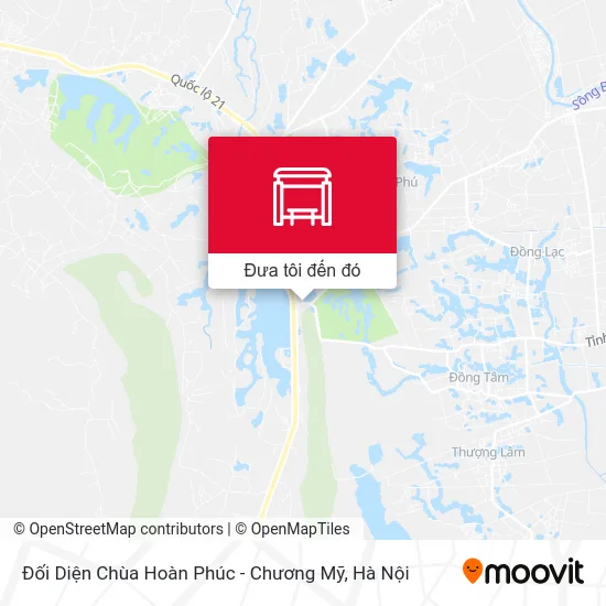 Bản đồ Đối Diện Chùa Hoàn Phúc - Chương Mỹ