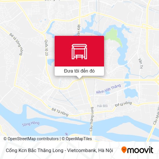 Bản đồ Cổng Kcn Bắc Thăng Long - Vietcombank