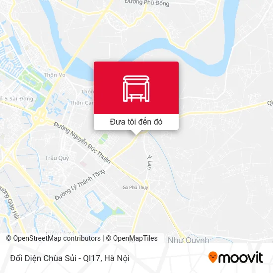 Bản đồ Đối Diện Chùa Sủi - Ql17