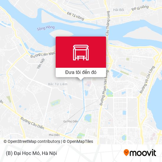 Bản đồ (B) Đại Học Mỏ