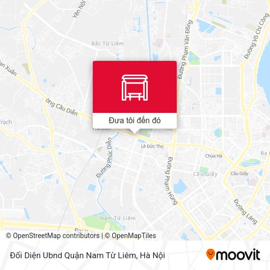 Bản đồ Đối Diện Ubnd Quận Nam Từ Liêm