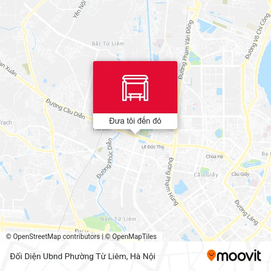 Bản đồ Đối Diện Ubnd Phường Từ Liêm