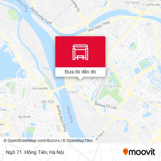 Bản đồ Ngõ 71 .Hồng Tiến