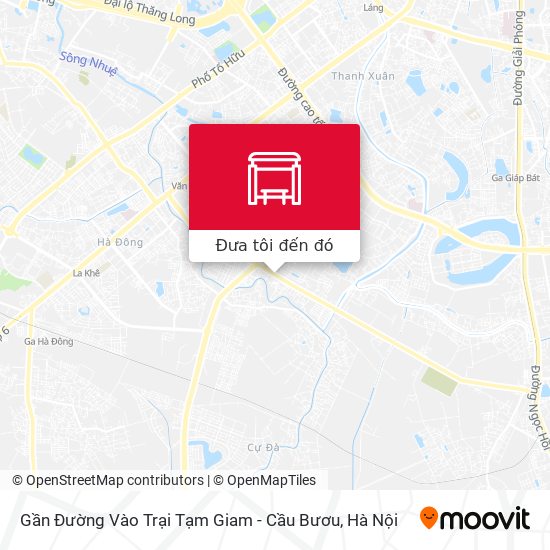 Bản đồ Gần Đường Vào Trại Tạm Giam - Cầu Bươu