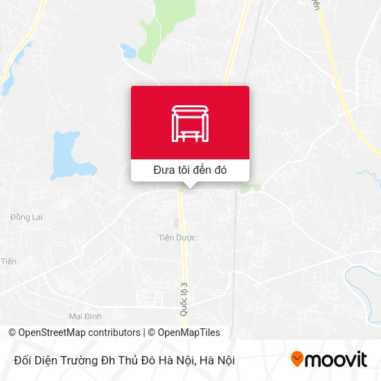 Bản đồ Đối Diện Trường Đh Thủ Đô Hà Nội