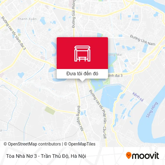 Bản đồ Tòa Nhà Nơ 3 - Trần Thủ Độ