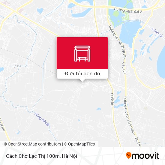 Bản đồ Cách Chợ Lạc Thị 100m