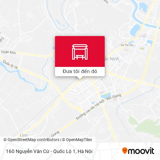 Bản đồ 160 Nguyễn Văn Cừ - Quốc Lộ 1