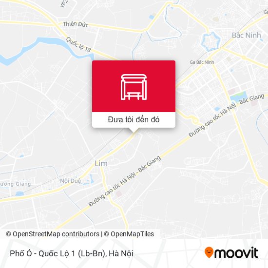 Bản đồ Phố Ó - Quốc Lộ 1 (Lb-Bn)