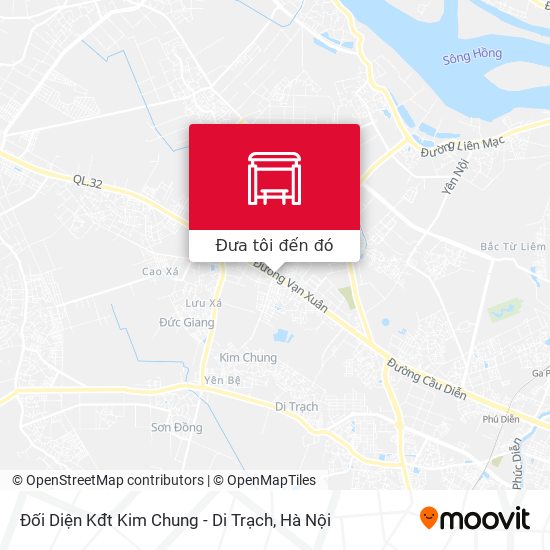 Bản đồ Đối Diện Kđt Kim Chung - Di Trạch