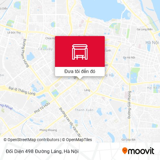 Bản đồ Đối Diện 498 Đường Láng