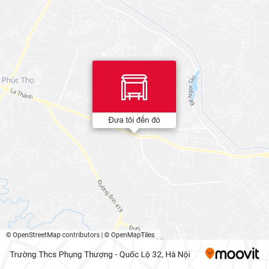 Bản đồ Trường Thcs Phụng Thượng - Quốc Lộ 32