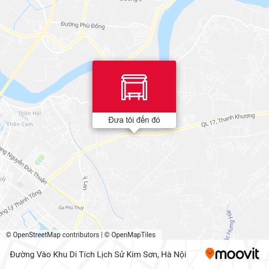 Bản đồ Đường Vào Khu Di Tích Lịch Sử Kim Sơn
