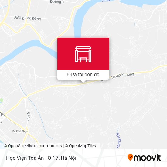 Bản đồ Học Viện Tòa Án - Ql17