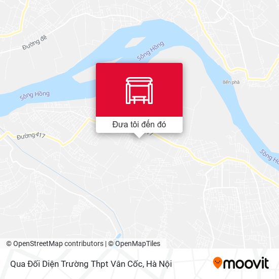 Bản đồ Qua Đối Diện Trường Thpt Vân Cốc