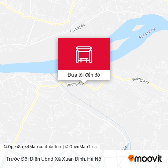 Bản đồ Trước Đối Diện Ubnd Xã Xuân Đỉnh