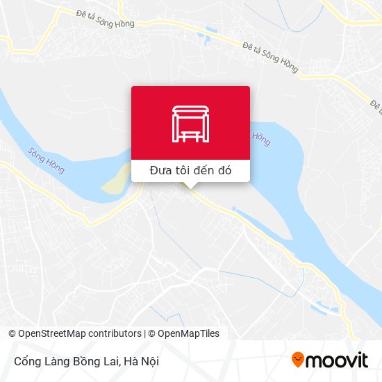 Bản đồ Cổng Làng Bồng Lai