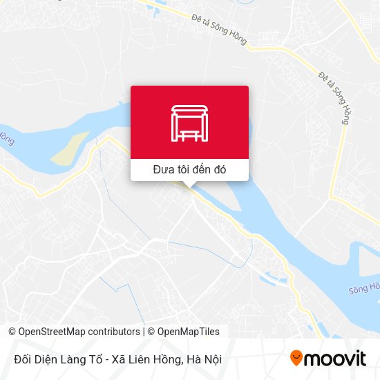 Bản đồ Đối Diện Làng Tổ - Xã Liên Hồng
