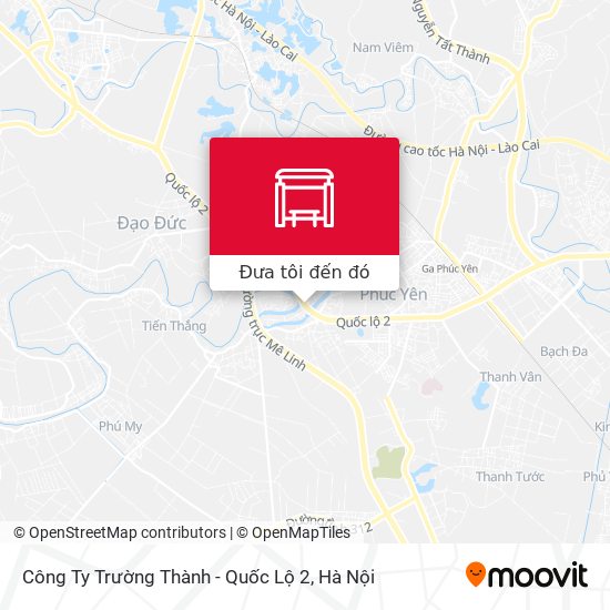 Bản đồ Công Ty Trường Thành - Quốc Lộ 2