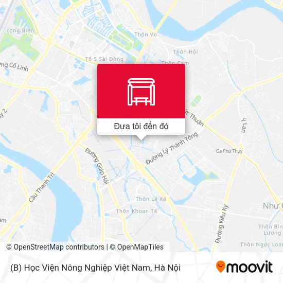 Bản đồ (B) Học Viện Nông Nghiệp Việt Nam