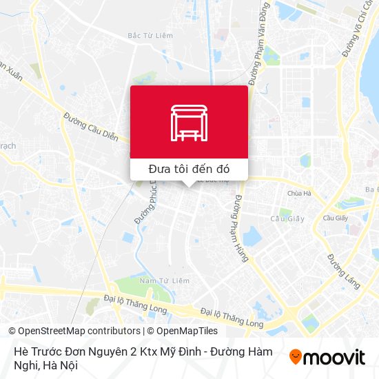 Bản đồ Hè Trước Đơn Nguyên 2 Ktx Mỹ Đình - Đường Hàm Nghi