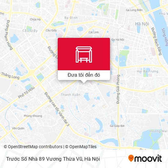 Bản đồ Trước Số Nhà 89 Vương Thừa Vũ