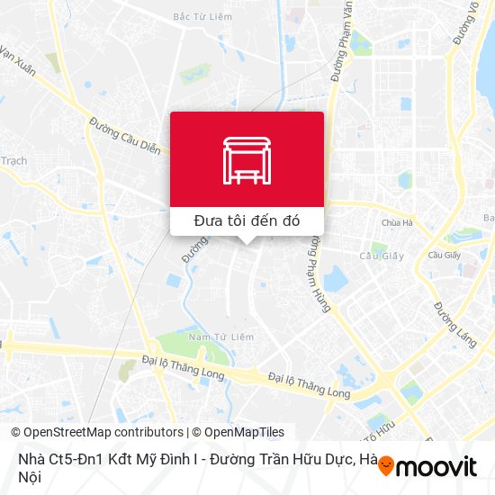 Bản đồ Nhà Ct5-Đn1 Kđt Mỹ Đình I - Đường Trần Hữu Dực