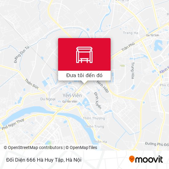 Bản đồ Đối Diện 666 Hà Huy Tập