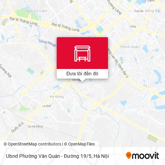 Bản đồ Ubnd Phường Văn Quán - Đường 19 / 5
