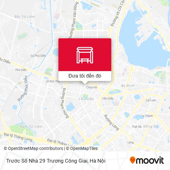 Bản đồ Trước Số Nhà 29 Trương Công Giai
