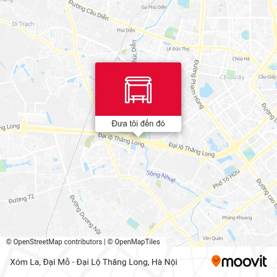 Bản đồ Xóm La, Đại Mỗ - Đại Lộ Thăng Long