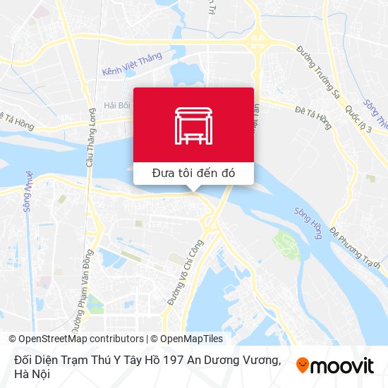 Bản đồ Đối Diện Trạm Thú Y Tây Hồ 197 An Dương Vương