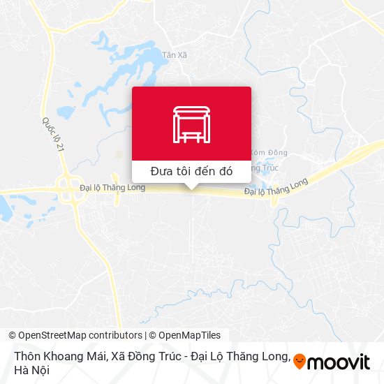 Bản đồ Thôn Khoang Mái, Xã Đồng Trúc - Đại Lộ Thăng Long