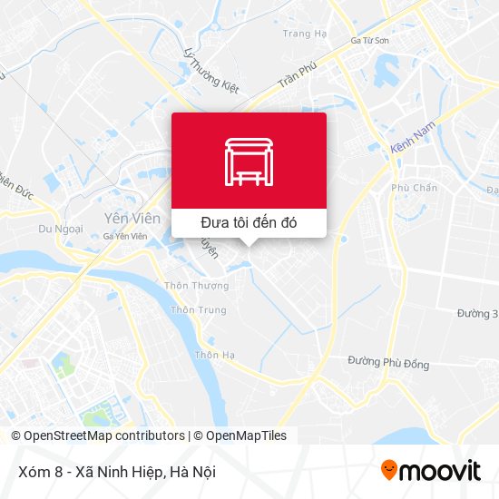 Bản đồ Xóm 8 - Xã Ninh Hiệp