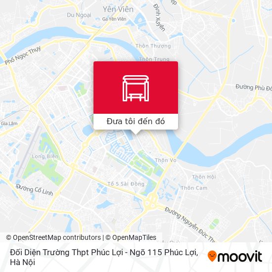 Bản đồ Đối Diện Trường Thpt Phúc Lợi - Ngõ 115 Phúc Lợi