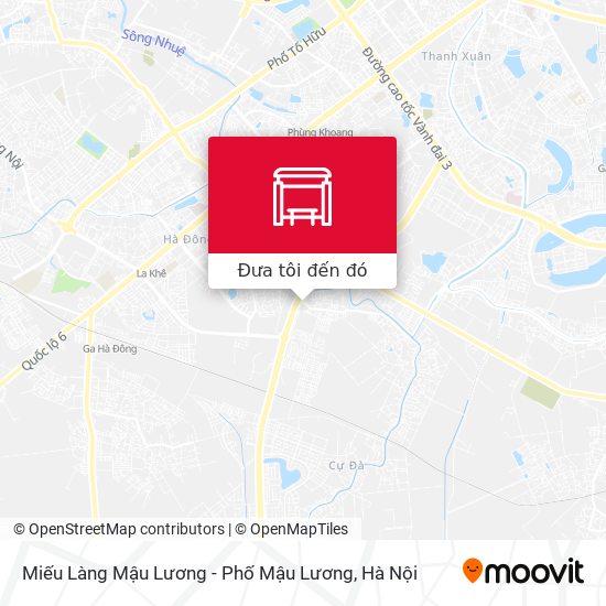 Bản đồ Miếu Làng Mậu Lương - Phố Mậu Lương