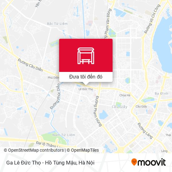 Bản đồ Ga Lê Đức Thọ - Hồ Tùng Mậu