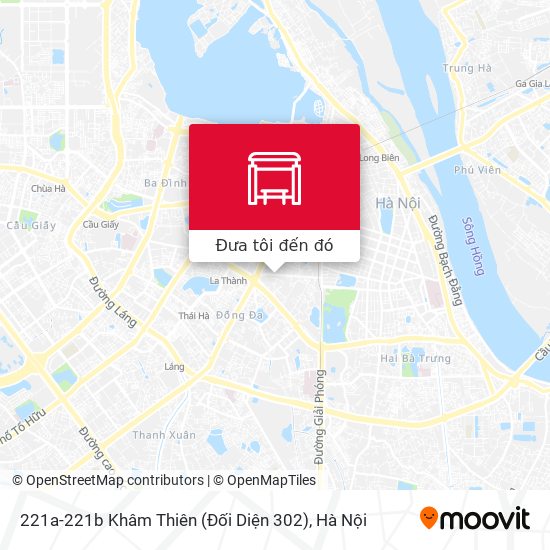 Bản đồ 221a-221b Khâm Thiên (Đối Diện 302)