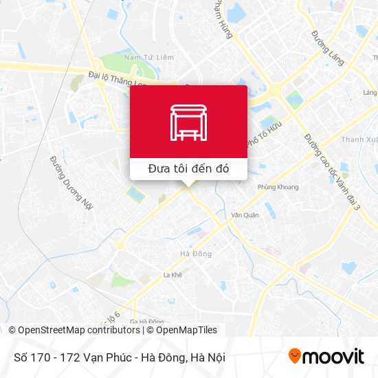 Bản đồ Số 170 - 172 Vạn Phúc - Hà Đông