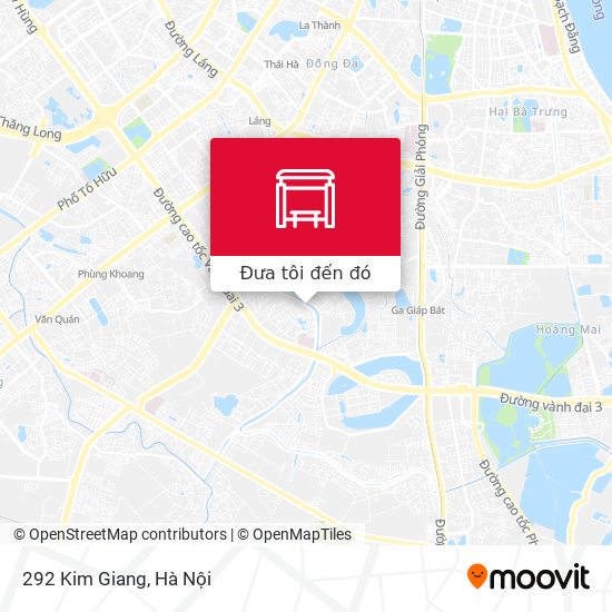 Bản đồ 292 Kim Giang
